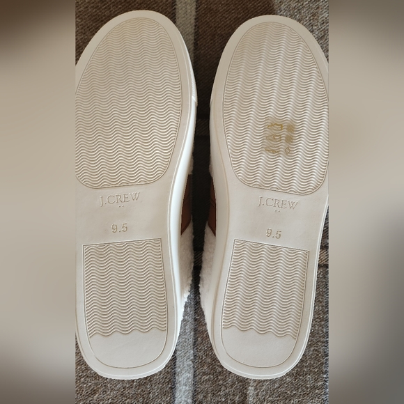 J.Crew Factory Striped Sherpa Road Trip Sneakers, 9.5 - Picture 6 of 9